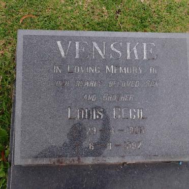 VENSKE Louis Cecil 1956-1992