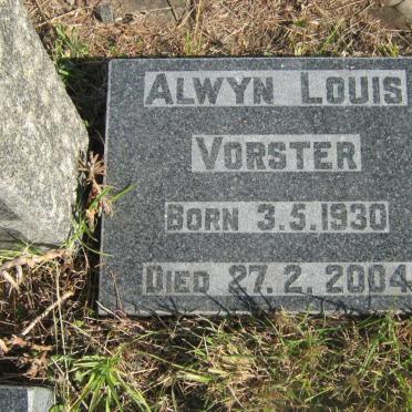 VORSTER Alwyn Louis 1930-2004