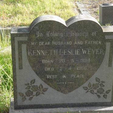 WEYER Kenneth Leslie 1934-1966