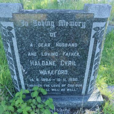 WAKEFORD Haldane Cyril 1894-1950