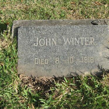 WINTER John -1919