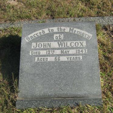 WILCOX John -1947