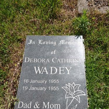 WADEY Debora Cathrine 1955-1955