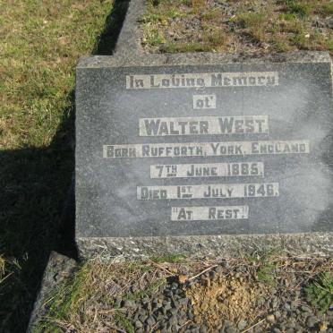 WEST Walter 1885-1946
