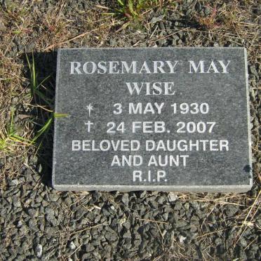WISE Rosemary May 1930-2007