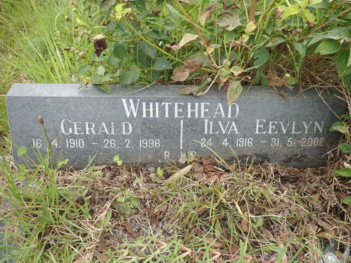 WHITEHEAD Gerald 1910-1996 &amp; Ilva Eevlyn 1916-2002