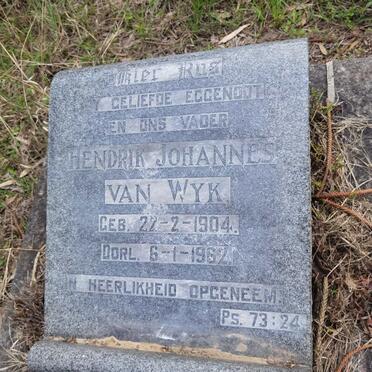 WYK Hendrik Johannes, van 1904-1962