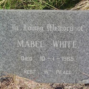 WHITE Mabel -1965