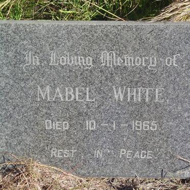 WHITE Mabel -1965