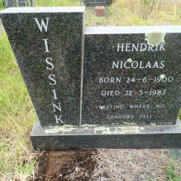WISSINK Hendrik Nicolaas 1900-1983
