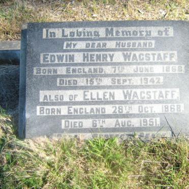 WAGSTAFF Edwin Henry 1868-1942 &amp; Ellen 1868-1951