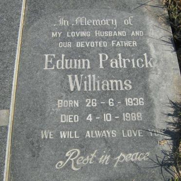 WILLIAMS Edwin Patrick 1936-1988