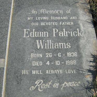 WILLIAMS Edwin Patrick 1936-1988