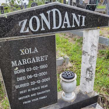 ZONDANI Xola Margaret 1960-2001