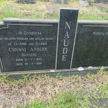 NAUDE Conway Anders 1932-1968