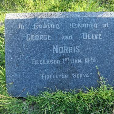 NORRIS George -1951 &amp; Olive -1951