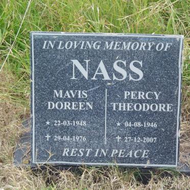 NASS Percy Theodore 1946-2007 &amp; Mavis Doreen 1948-1976