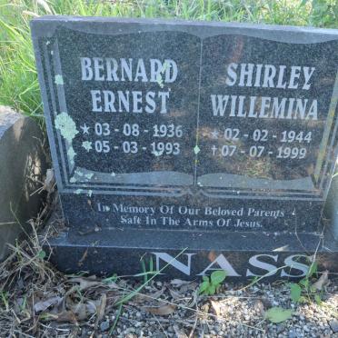 NASS Bernard Ernest 1936-1993 &amp; Shirley Willemina 1944-1999