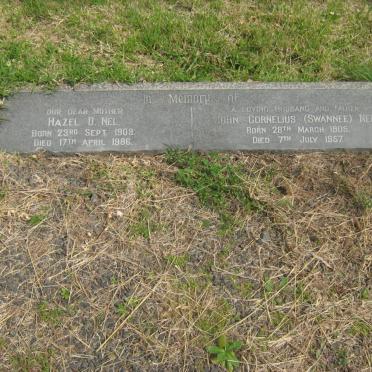 NEL John Cornelius 1905-1957 &amp; Hazel D. 1909-1986