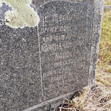 NAUDE Agatha Johanna 1908-1956