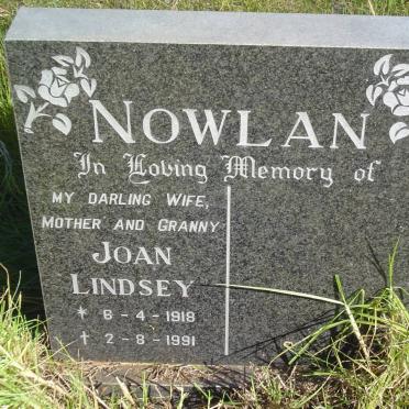 NOWLAN Joan Lindsey 1918-1991