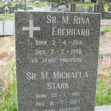 EBERHARD Rina 1914-1998 :: STARK Michaela 1912-1997