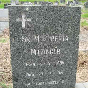 NITZINGER Ruperta 1896-1981