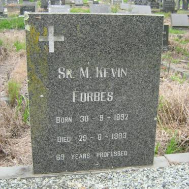 FORBES Kevin 1892-1983