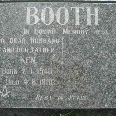 BOOTH Ken 1948-1986