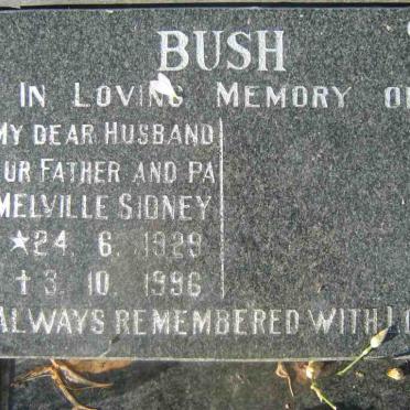 BUSH Melville Sidney 1929-1996