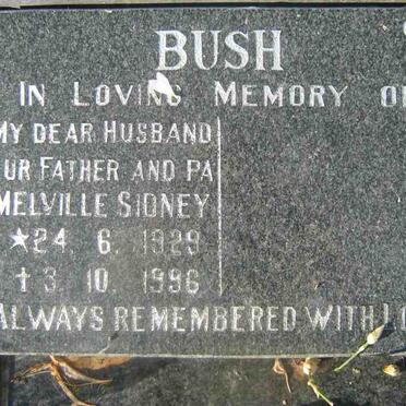 BUSH Melville Sidney 1929-1996