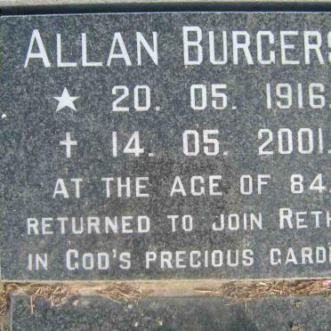BURGERS Allan 1916-2001