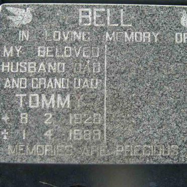 BELL Tommy 1928-1989