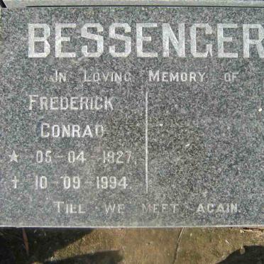 BESSENGER Frederick Conrad 1927-1994
