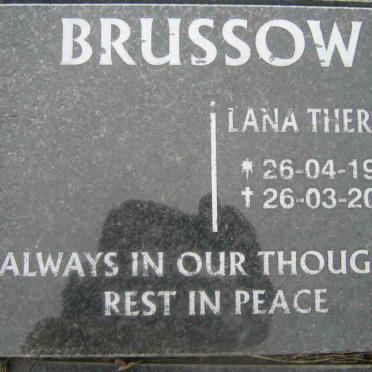 BRUSSOW Lana Theresa 1951-2003