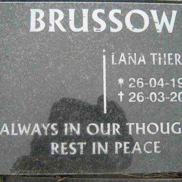 BRUSSOW Lana Theresa 1951-2003