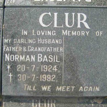 CLUR Norman Basil 1924-1992