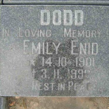 DODD Emily Enid 1901-1992
