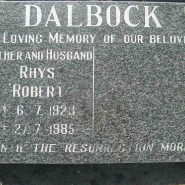 DALBOCK Rhys Robert 1928-1985