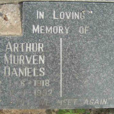 DANIELS Arthur Murven 1918-1992
