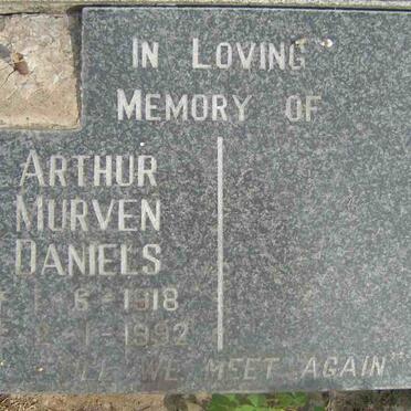 DANIELS Arthur Murven 1918-1992
