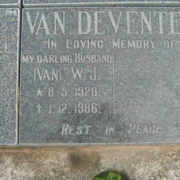 DEVENTER W.J., van 1928-1986