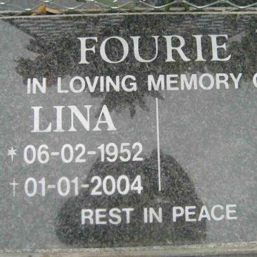 FOURIE Lina 1952-2004