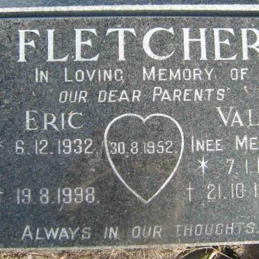 FLETCHER Eric 1932-1998 &amp; Val  MEISE 1931-1986