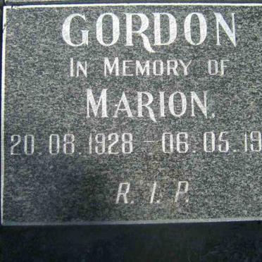 GORDON Marion 1928-1990