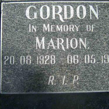GORDON Marion 1928-1990