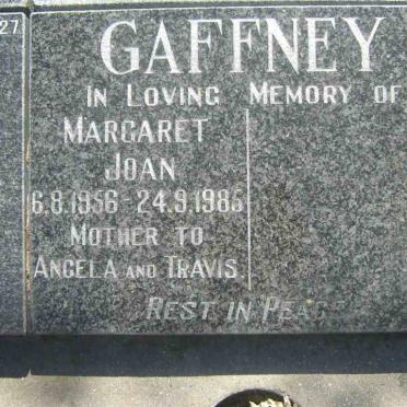 GAFFNEY Margaret Joan 1956-1986