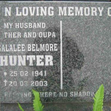 HUNTER Galalee Belmore 1941-2003