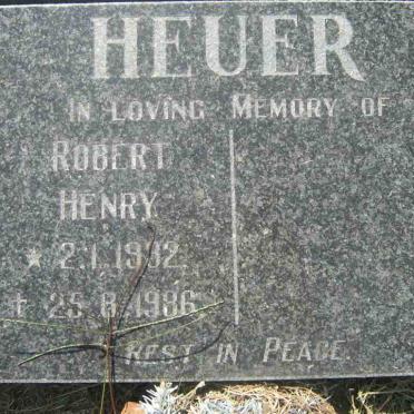 HEUER Robert Henry 1932-1986