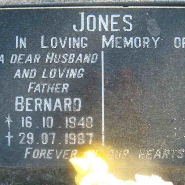 JONES Bernard 1948-1987